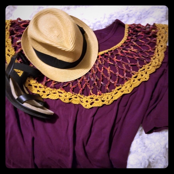 Gold Fall Poncho - Picture 1 of 4